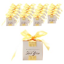 마켓감성 화이트 캔디박스 20p, 20개, 노랑