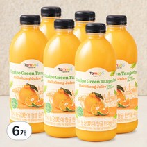 탐사 청귤 한라봉 주스, 1000ml, 6개