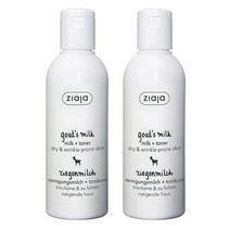 지아자 산양유 밀크토너, 200ml, 2개