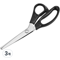 투코비 스테인리스 핑킹가위 삼각형 7mm, 혼합색상, 3개