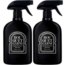 부케가르니 딥 블랙 섬유탈취제 화이트머스크, 500ml, 2개