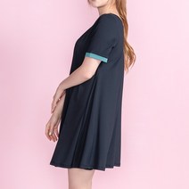 뒤란 이지 배색 원피스 DTF1S-5067