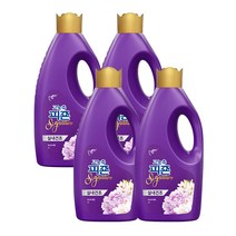 피죤 고농축 시그니처 섬유유연제 미스틱레인 본품, 2L, 4개
