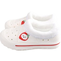 슈퍼카미트 유아동 학생 2중 논슬립 eva 경량 방한 털 실내화 WT703