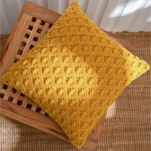 센텀 레이스 크로셰 니트 쿠션커버