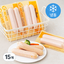 아임닭 맛있는 닭가슴살 소시지 체다치즈 2개입 (냉동), 15개, 100g
