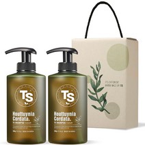 TS 어성초 탈모샴푸 500g x 2개 선물세트, 1세트