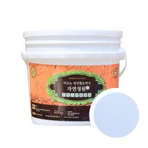 바른황토 바르는 천연황토벽지 자연정원 페인트 4L, 연파랑