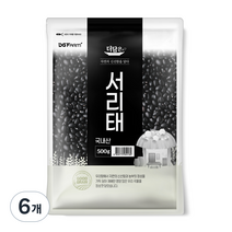 더담은 서리태, 500g, 6개