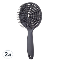 글로스앤글로우 두피쓱싹 샴푸브러쉬, 블랙, 2개