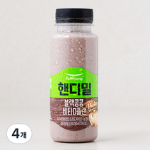 풀무원녹즙 핸디밀 블랙콩콩 비타D플랜 주스, 190ml, 4개