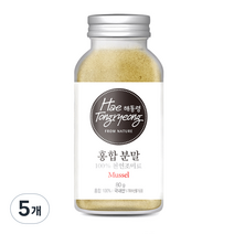 해통령 천연 홍합 분말, 80g, 5개