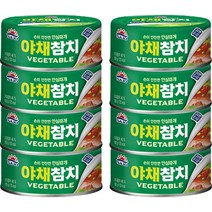 사조 야채참치, 100g, 8개