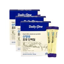 데일리원 산양유 초유 단백질 30p, 60g, 3개