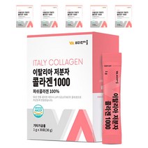 비타민마을 이탈리아 저분자 콜라겐 1000, 30g, 6개