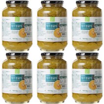 초록원 제주 청귤차, 2kg, 6개