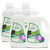 세제혁명 블랙 액체세제, 3L, 4개