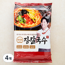 삼립 하이면 강릉식 장칼국수 2인분, 412g, 4개