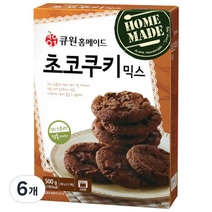 큐원 홈메이드 초코쿠키 믹스, 6개, 300g