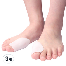 풋인솔 엄지발가락 보호쿠션 흰색 2p, 3개