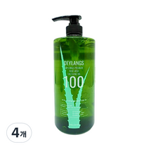 데이랑스 프리미엄 알로에 100 수딩젤, 1058ml, 4개