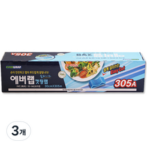 에버랩 쉽게 잘라쓰는 대용량 슬라이딩 컷팅랩 30cm x 305 m, 3개