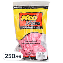 네오룬스 30 cm 라운드풍선, 펄 핑크, 250개입