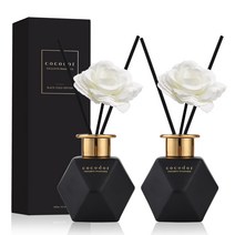 코코도르 블랙골드 에디션 디퓨저 200ml x 2개 + 비누꽃 스틱 2개, 에이프릴프레쉬