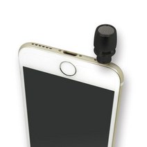 디보이스 스마트폰용 고감도 핀마이크 블랙, HD-02A4
