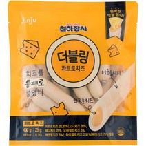 진주햄 더블링 콰트로치즈 간식 소시지, 400g, 1개