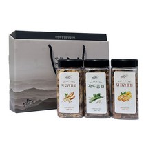 이고장식품 저온으로 로스팅한 볶은차 3종 선물세트 약도라지차 110g + 작두콩차 70g + 돼지감자차 130g, 1세트, 약도라지차  + 작두콩차  + 돼지감자차