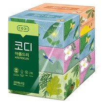 코디 아름드리 스위트 천연펄프 각티슈 2겹, 200매, 6개