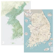 [문화지도] 모티프맵 우리나라 가볼지도 + 대한민국 가볼지도, 1세트