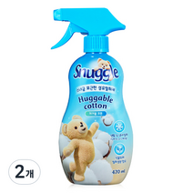 스너글 포근한 섬유 탈취제, 470ml, 2개, 허거블 코튼