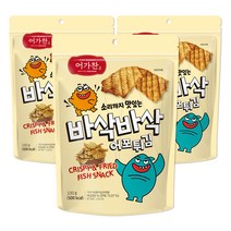 어가찬 광천김 바삭바삭 어포 튀김, 100g, 3개