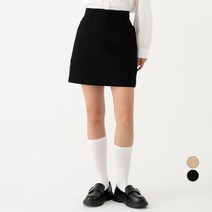 ELLE GIRL 여성용 아웃포켓 미니 스커트
