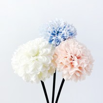 시즈넬 디퓨저 플라워스틱 메리골드, 스카이블루 + 화이트 + 핑크, 3개입