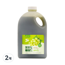 딜리프 청포도 에이드 농축액, 1.8L, 2개