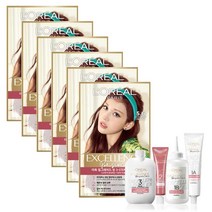 로레알파리 엑셀랑스 파리지앵 시크 염모제, 5.6 코랄 브라운, 6개