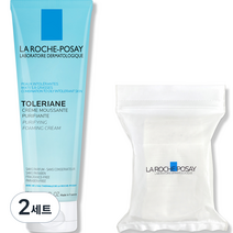 라로슈포제 똘러리앙 퓨리파잉 포밍 크림 125ml + 화장솜 30p 세트, 2세트