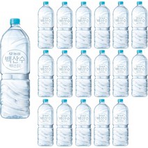 백산수 농심 무라벨, 2L, 18개