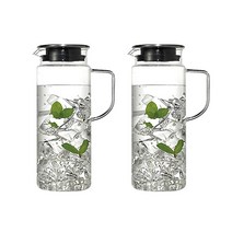 프렐류드 퓨어 내열 유리 물병 2p, 혼합색상, 1300ml