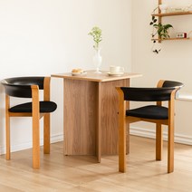 우드레이 홈카페 사각테이블 600, 오크