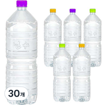 얼수 무라벨 생수, 2L, 30개