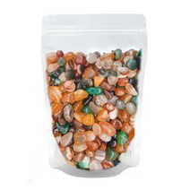 아쿠아테라 보석자갈 마노스톤 700g, 1개