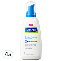 세타필 젠틀 포밍 클렌져, 236ml, 4개
