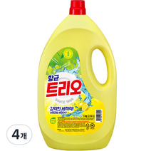 트리오 주방세제, 3kg, 4개