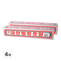 대한웰빙은박 호일 16mm x 30cm x 30m, 4개