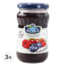 산타로사 믹스베리잼, 350g, 3개
