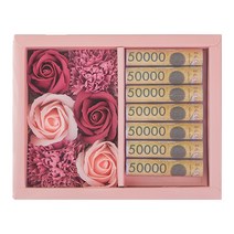 화양연화 비누꽃 플라워 기프트 박스, 다크로즈